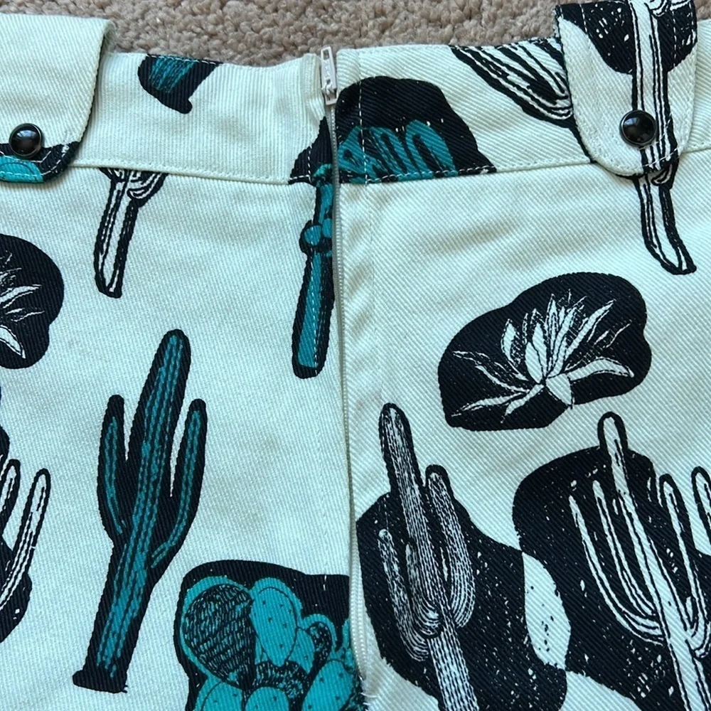 Motel Cactus Denim Shorts